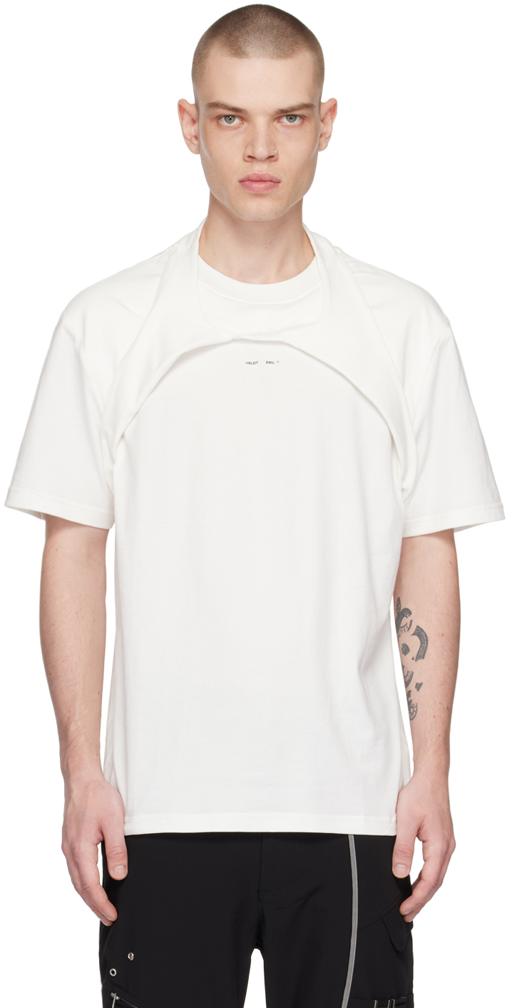Heliot Emil Layered White T-shirt