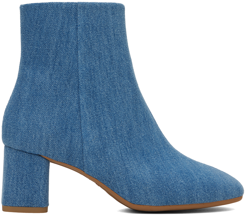 Repetto Phoebe Ankle Boots In Everest Blue