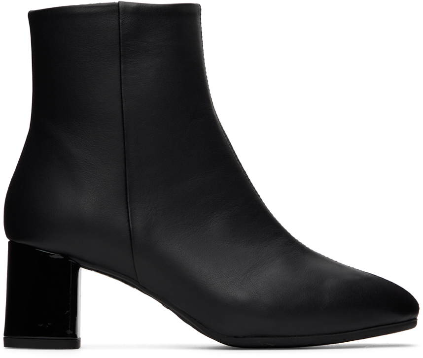Repetto Black Phoebe Boots In 410 Noir