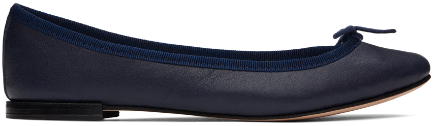 Navy Cendrillon Ballerina Flats