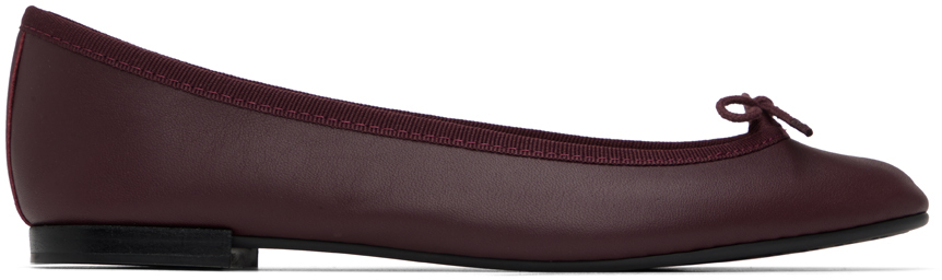 Burgundy Cendrillon Ballerina Flats