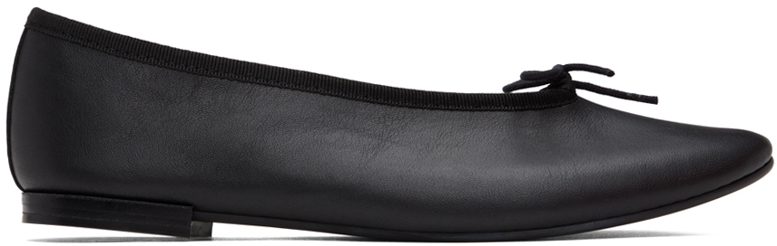 Black Lilouh Ballerina Flats by Repetto on Sale