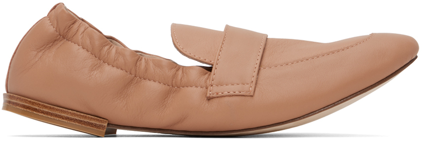 Repetto Beige Tanguy Loafers In 003 Oeillet