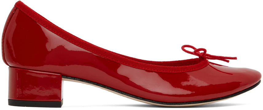 Repetto Camille Ballerinas In Flammy Red