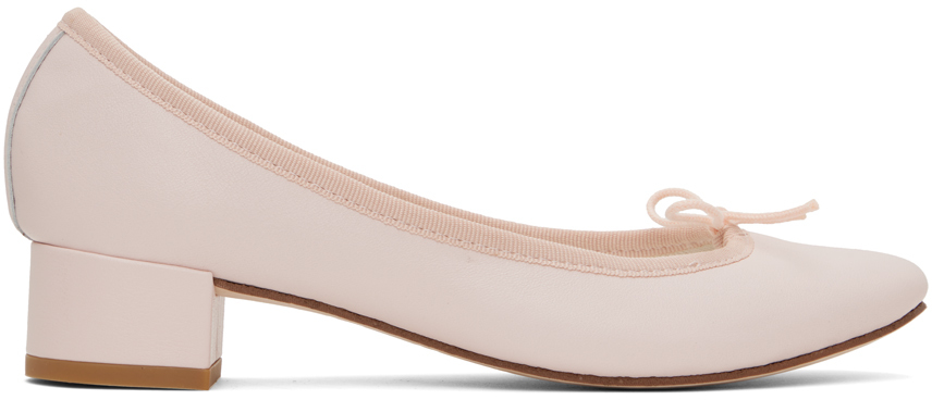 Repetto Ssense Exclusive Pink Camille Heels In 899 Pink Icone