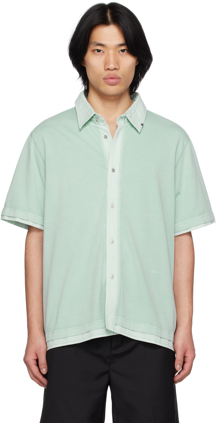 Green Layered Shirt