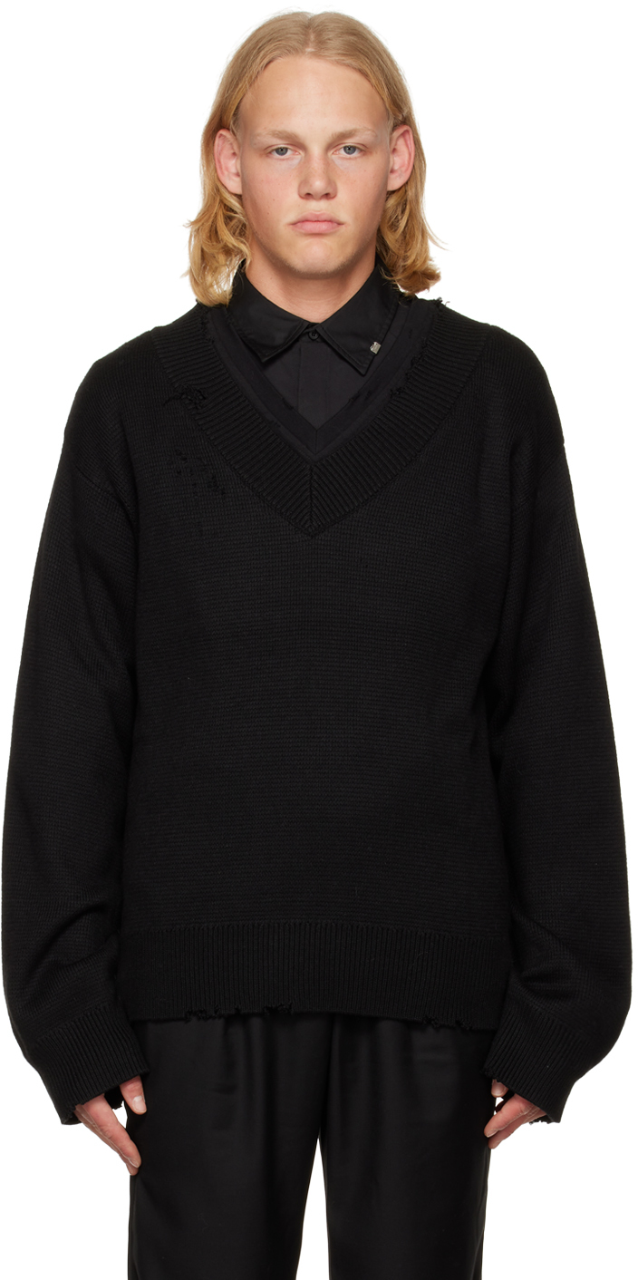 Black 006 Sweater by C2H4 on Sale