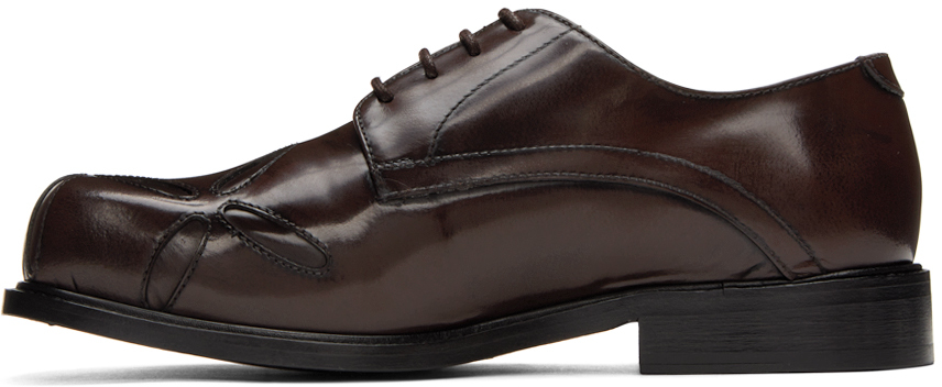 Stefan Cooke Black Polished Derbys | Smart Closet