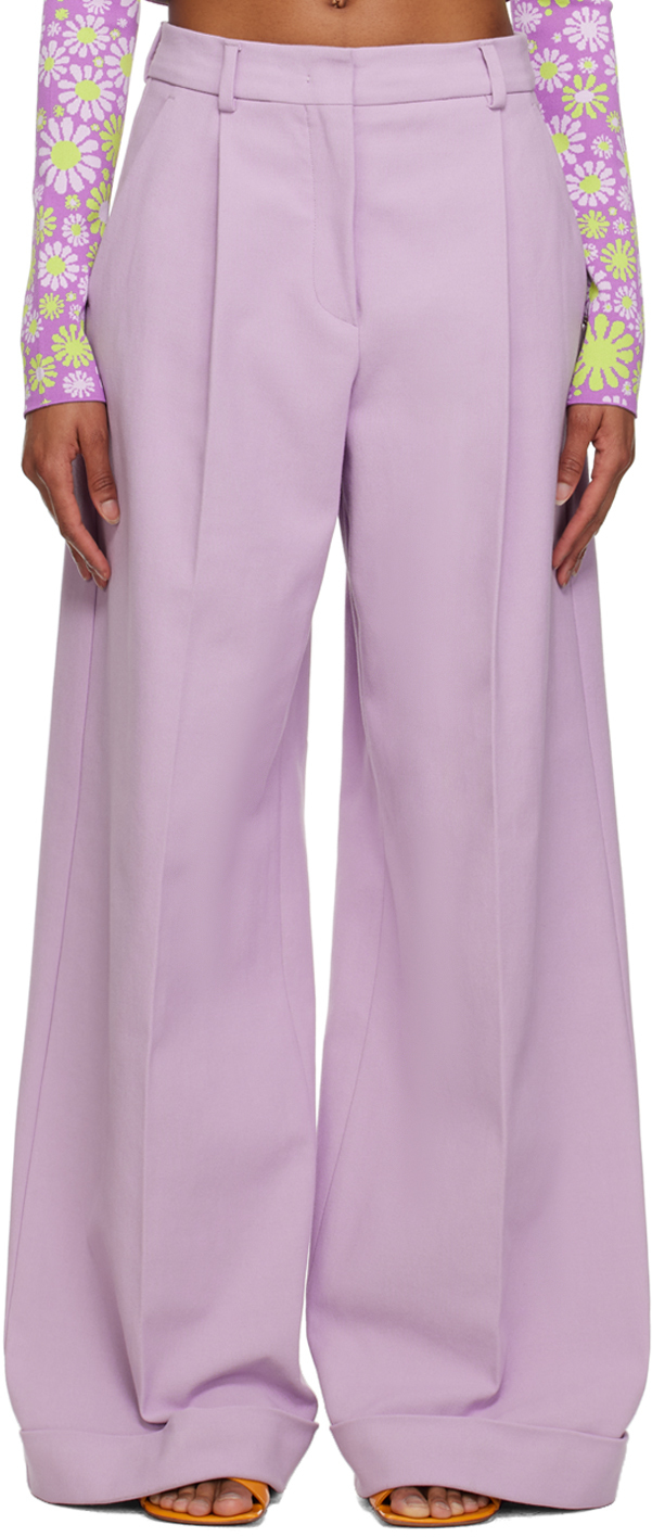 Pants SPORTMAX Woman color Lilac