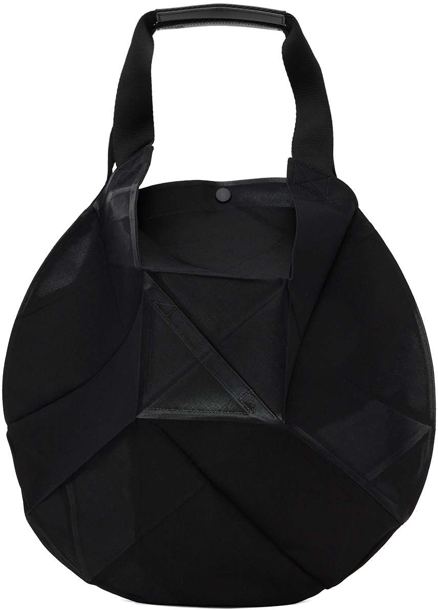 本物品質の 新品 132 5. ISSEY MIYAKE シルバー×ブラック トートバッグ