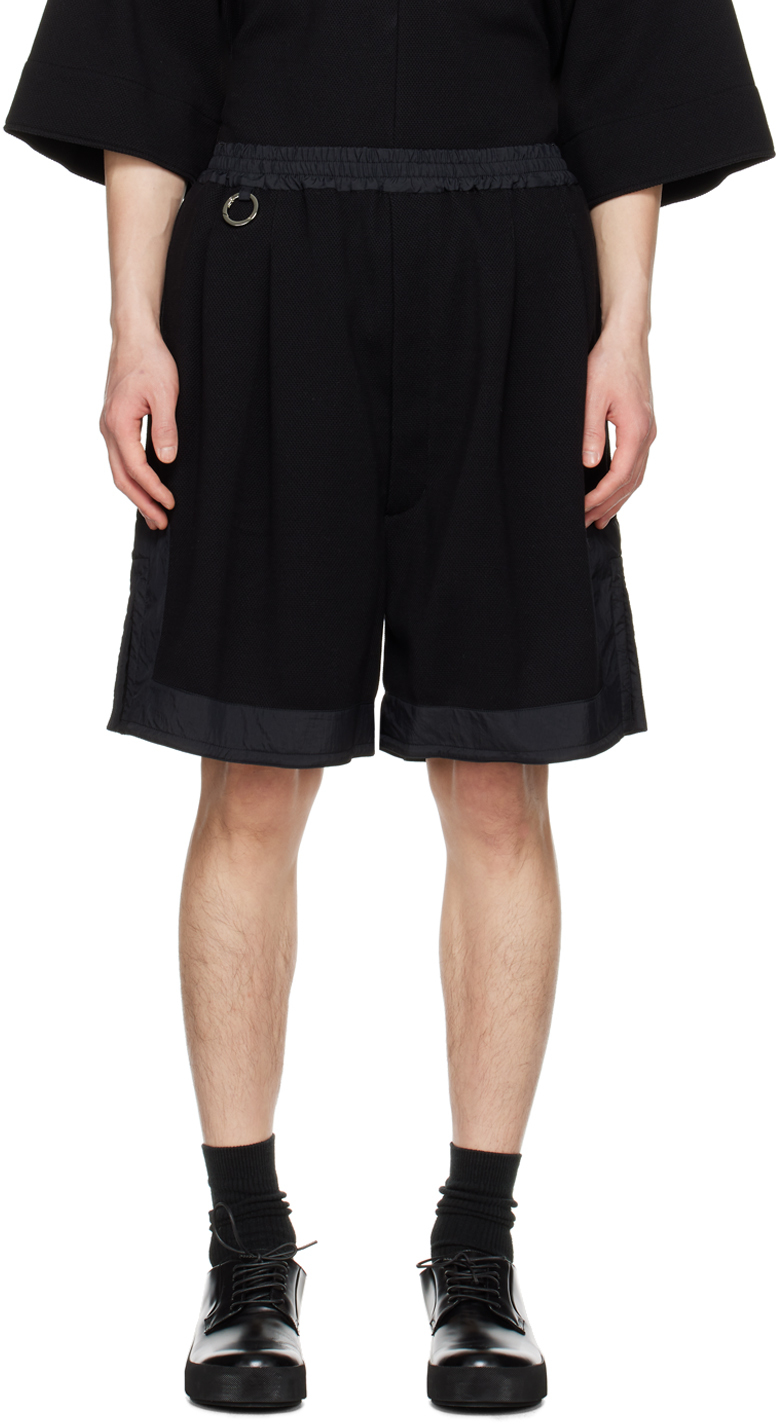 Black O-Ring Shorts by Th products on Sale