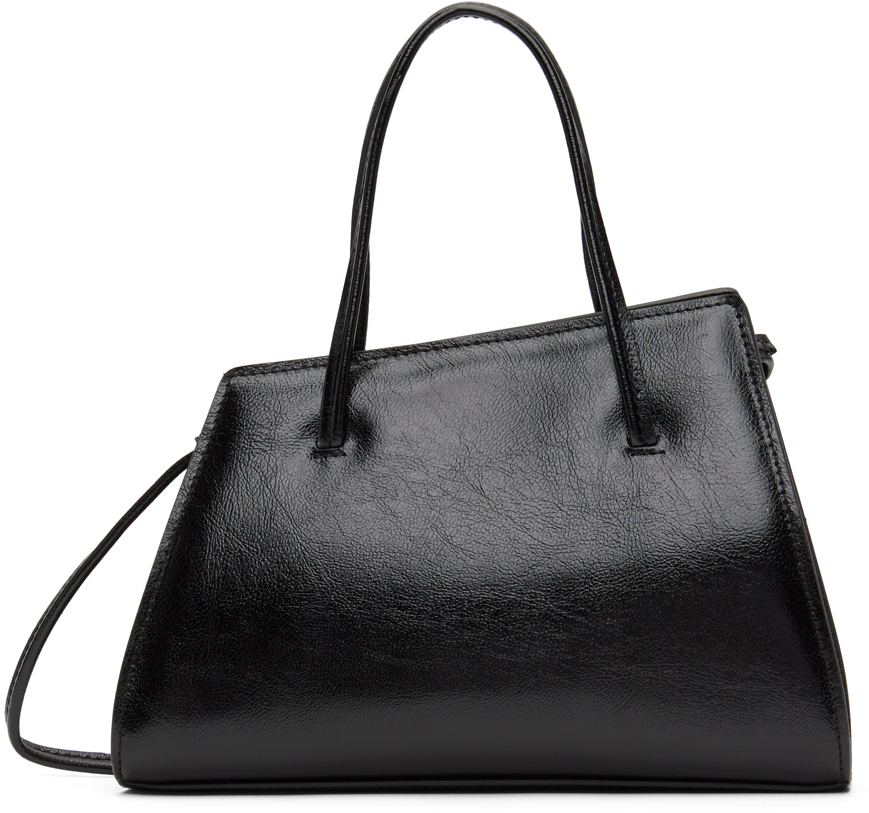 Little Liffner: Black Mini Slanted Bag | SSENSE Canada