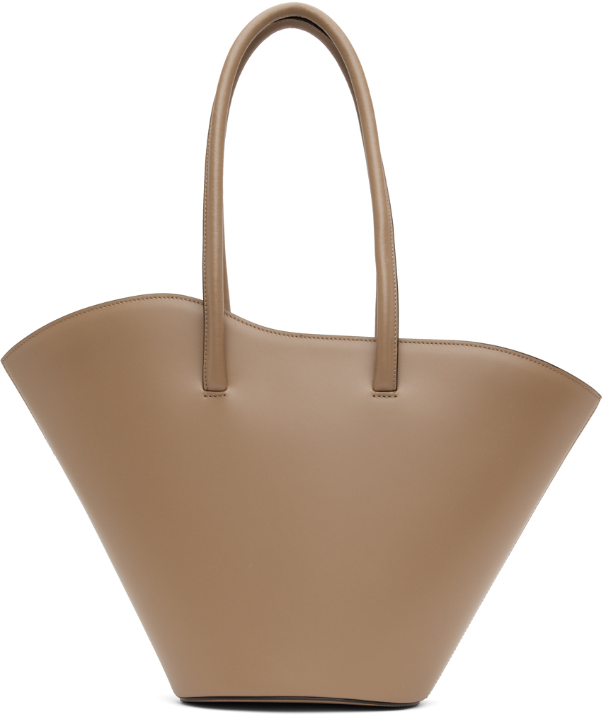 Little Liffner Tall Tulip Tote Bag In Taupe
