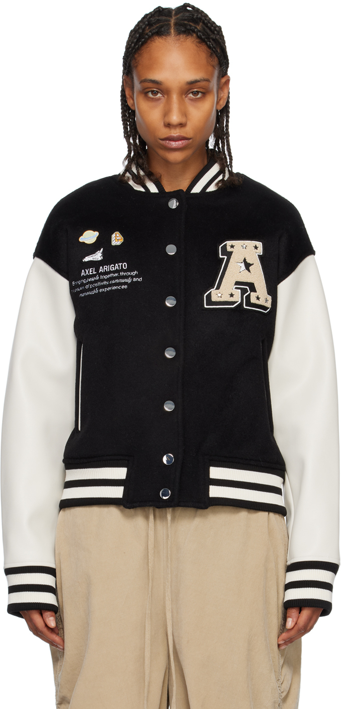 AXEL ARIGATO BLACK ARIGATO SPACE ACADEMY BOMBER JACKET