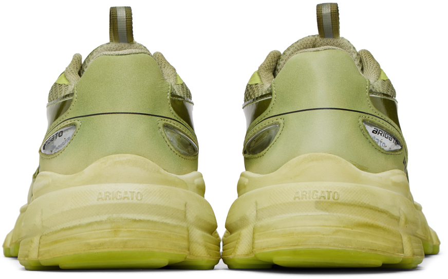 Axel Arigato Green Marathon Dip-dye Sneakers In Lime Green