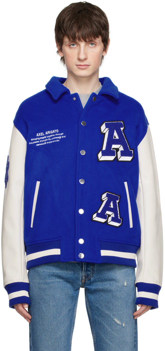 Pull à Capuche Axel Arigato Homme - Taille M - Bleu - 100% Coton