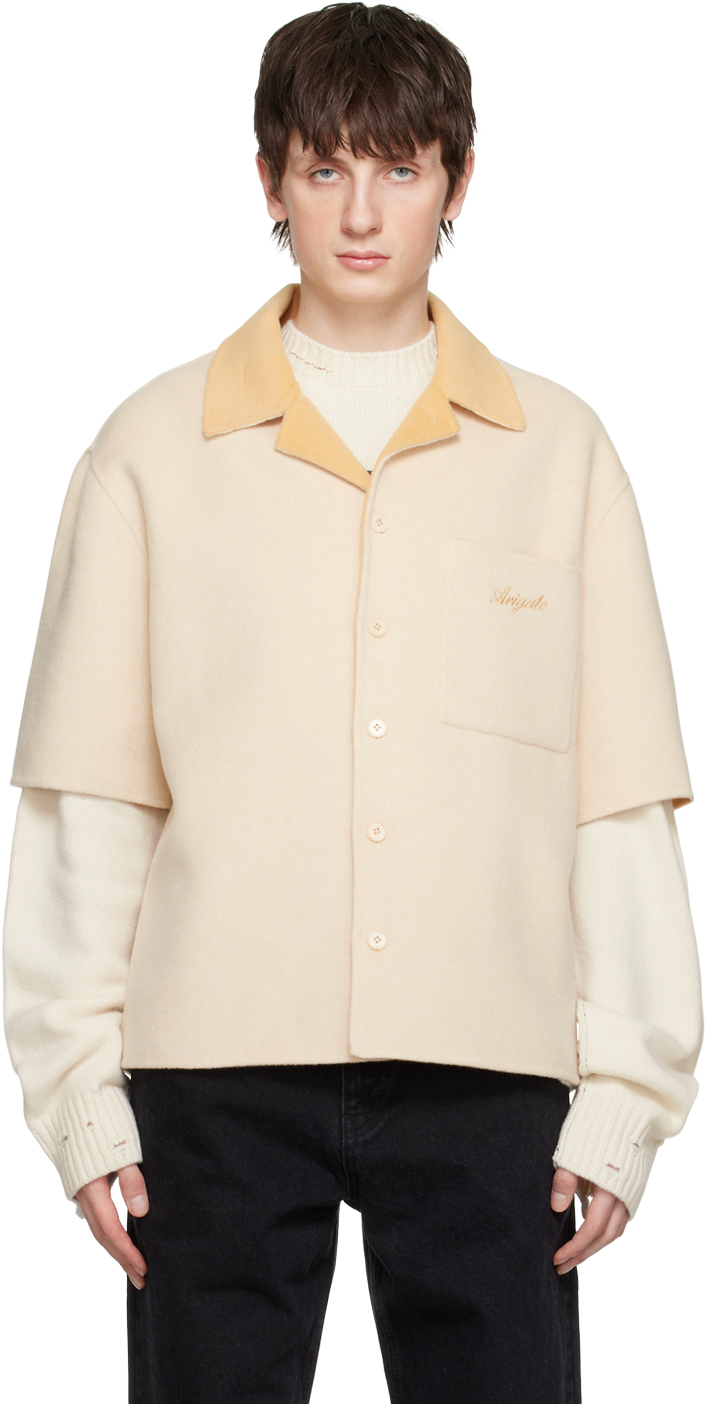 Axel Arigato: Beige Holiday Shirt | SSENSE