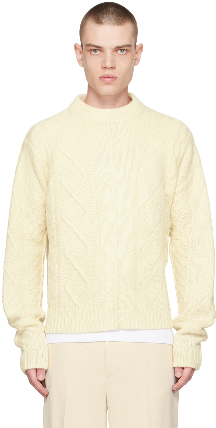 Axel Arigato Noble Knit Sweater In White