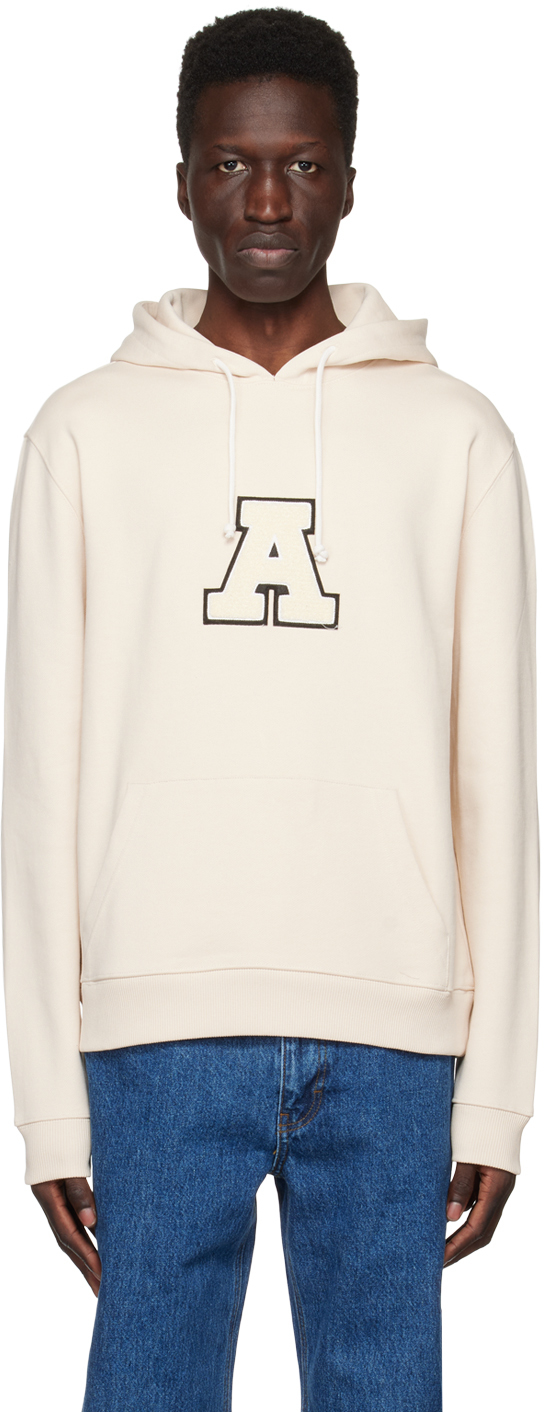 Beige Catch Hoodie by Axel Arigato on Sale