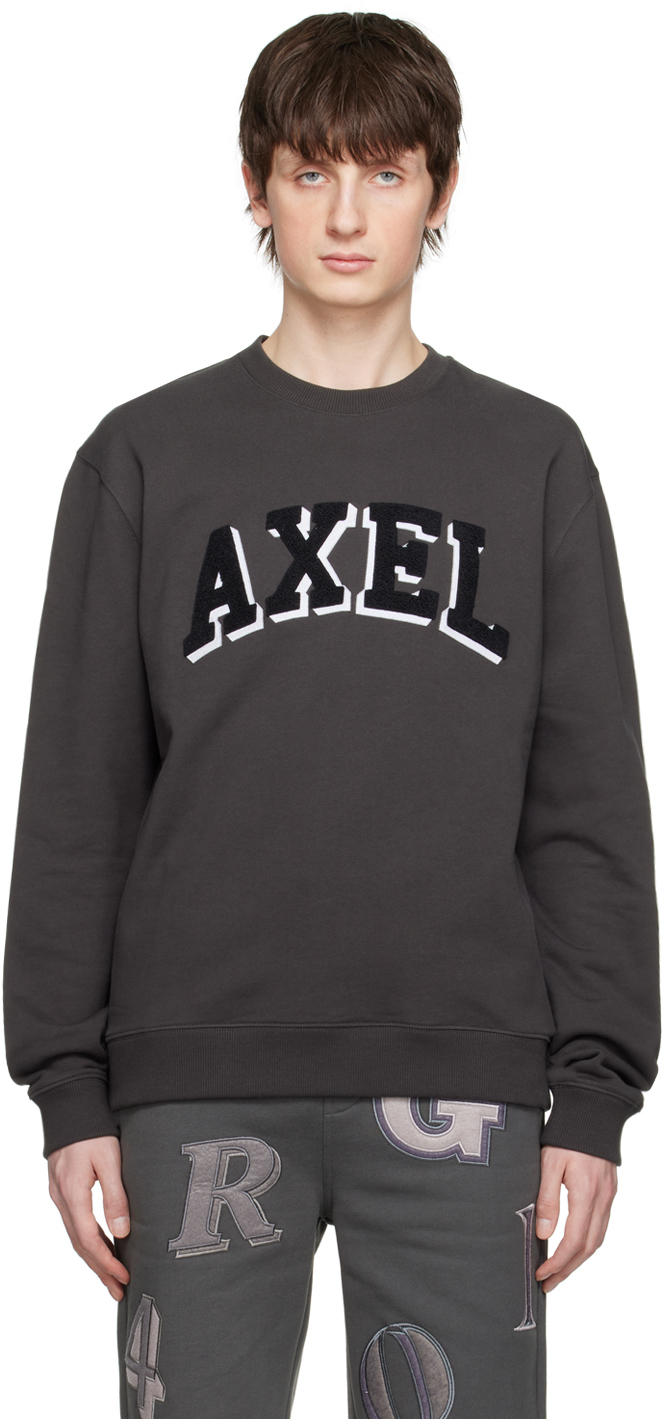Axel Arigato Axel Arc Logo-appliqué Sweatshirt In Volcanic Ash