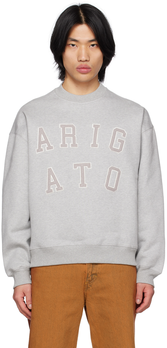 Axel Arigato Grey Legend Sweatshirt In Grey Melange