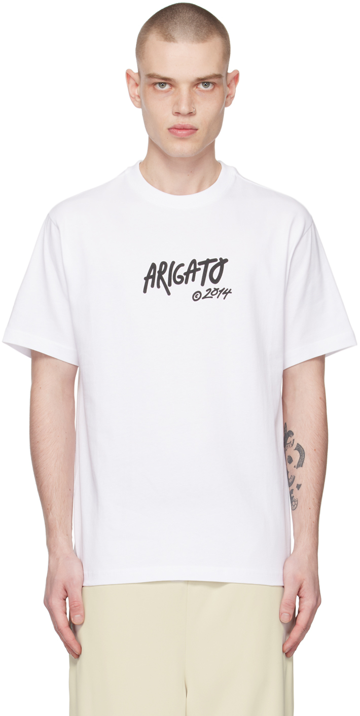 Axel Arigato: White Tag T-Shirt | SSENSE Canada