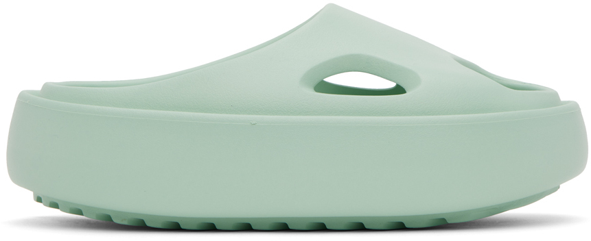 Axel Arigato Magma Cut-out Slides In Green