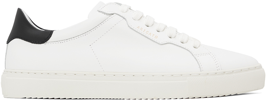 White & Black Clean 180 Sneakers by Axel Arigato on Sale