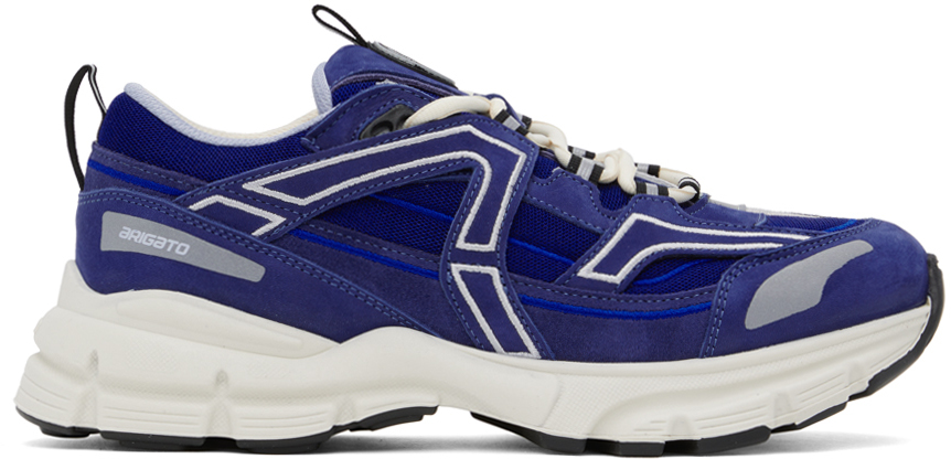Axel Arigato Marathon R-trail 50/50 Low-top Sneakers In Blue