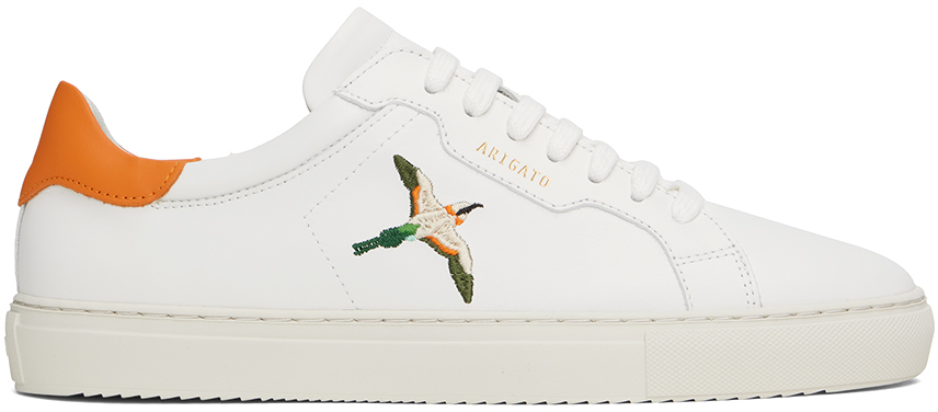 Axel Arigato: White Clean 180 Embroidery Bird Sneakers | SSENSE