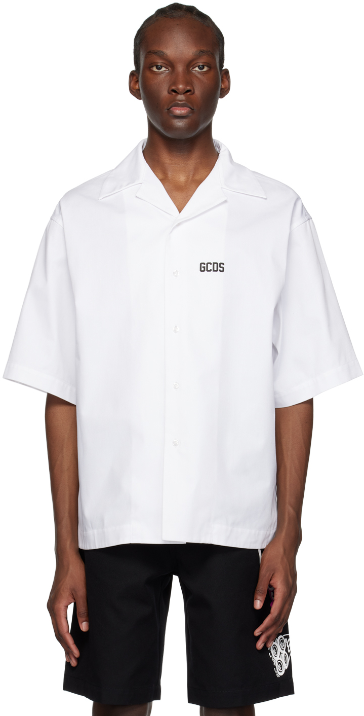 Shop Gcds White Printed Shirt