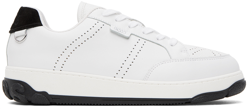GCDS WHITE ESSENTIAL NAMI SNEAKERS