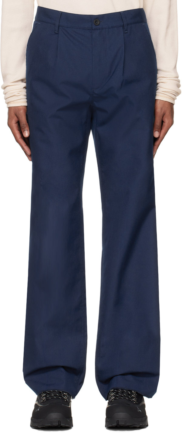 GR10K: Blue Military Trousers | SSENSE Canada