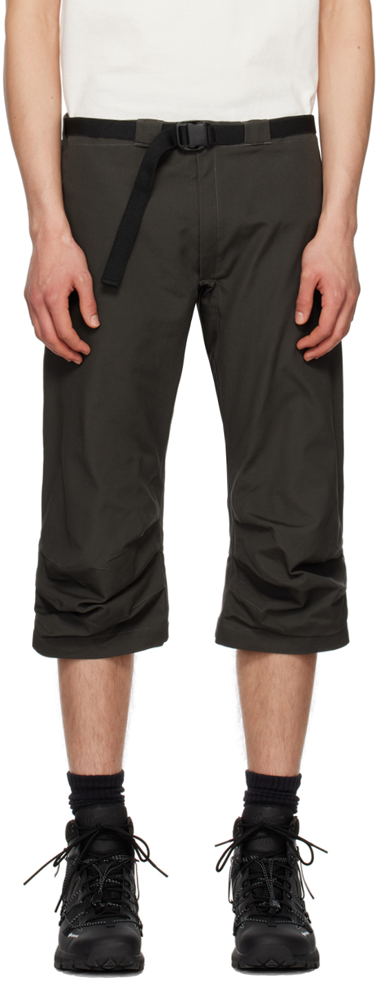 GR10K Gray Belted Shorts
