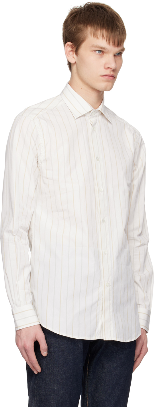 BARENA VENEZIA OFF-WHITE MARIDOLA TALIAN SHIRT 