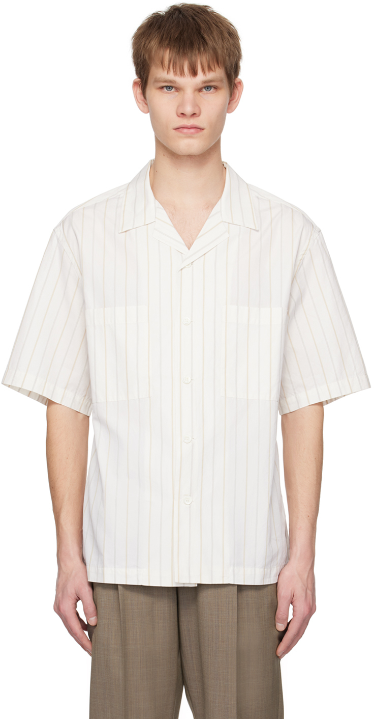 Barena Venezia Off-white Solana Talian Shirt In 360