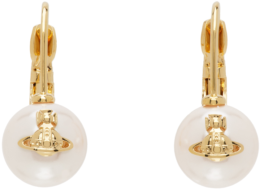 Vivienne Westwood Gold Gia Drop Earrings