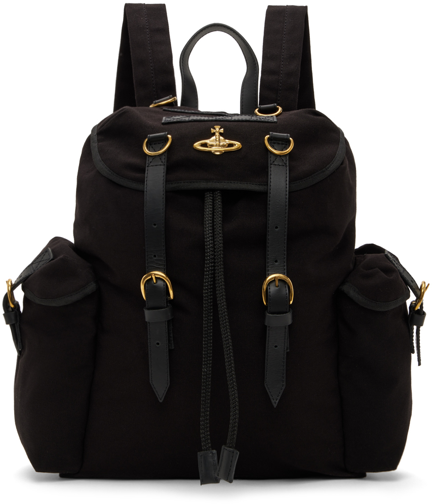 SSENSE Vivienne Westwood Black Mini Ella Heart Backpack 350.00