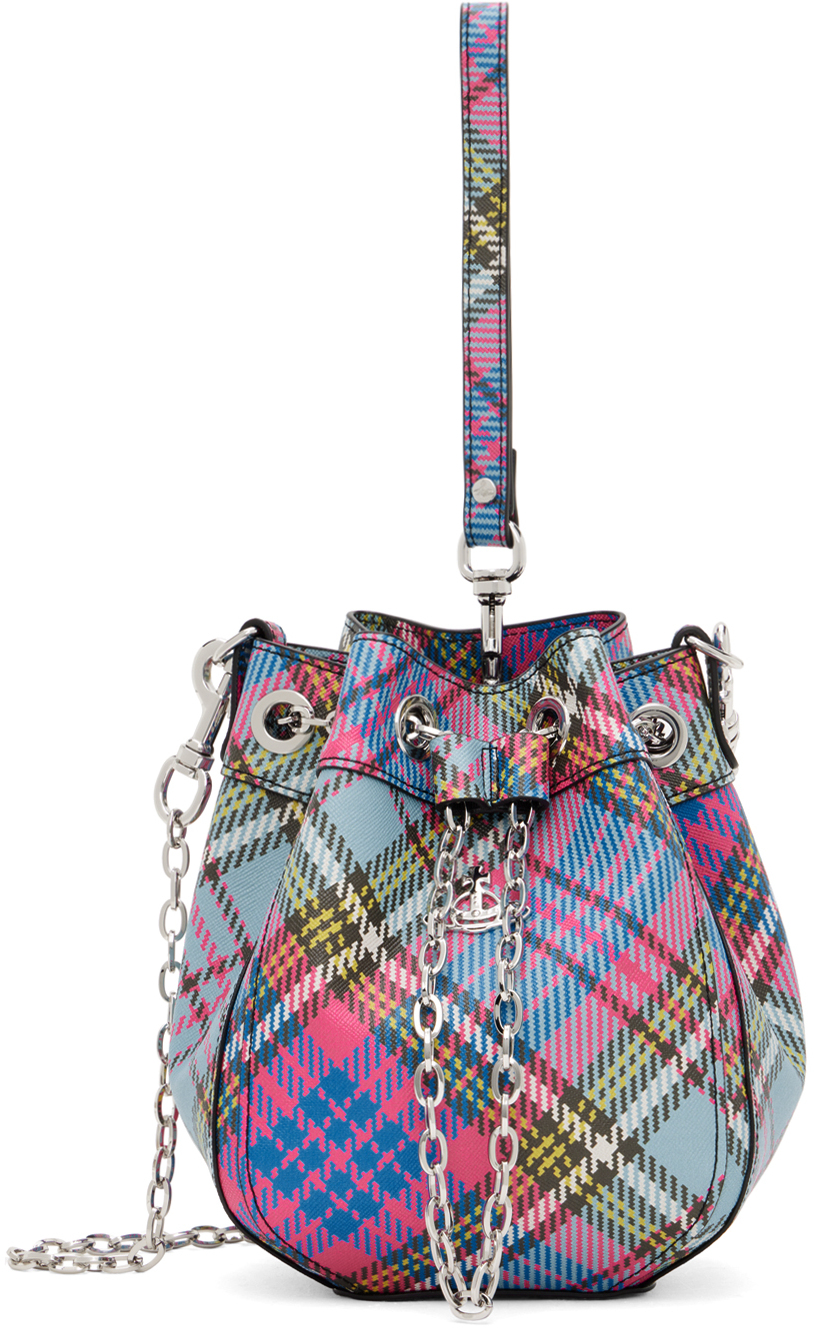 Multicolor Small Chrissy Bucket Bag by Vivienne Westwood on Sale