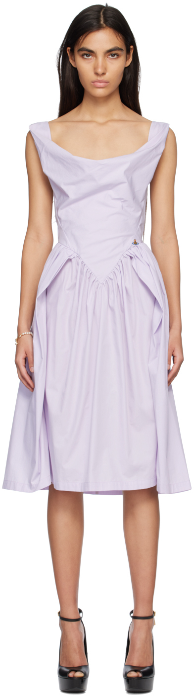 Vivienne Westwood Purple Sunday Midi Dress In Lilacs | ModeSens