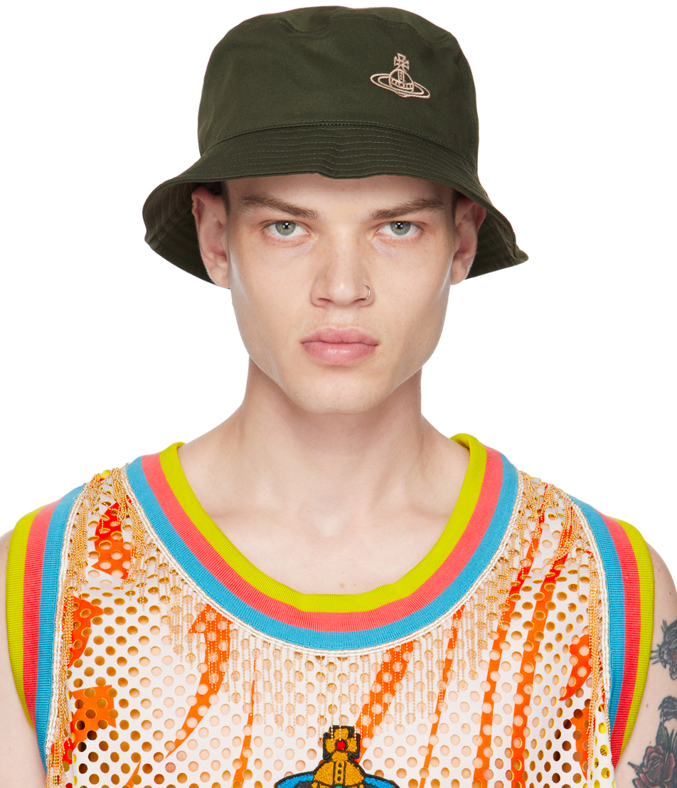 Vivienne Westwood: Green Orb Bucket Hat | SSENSE