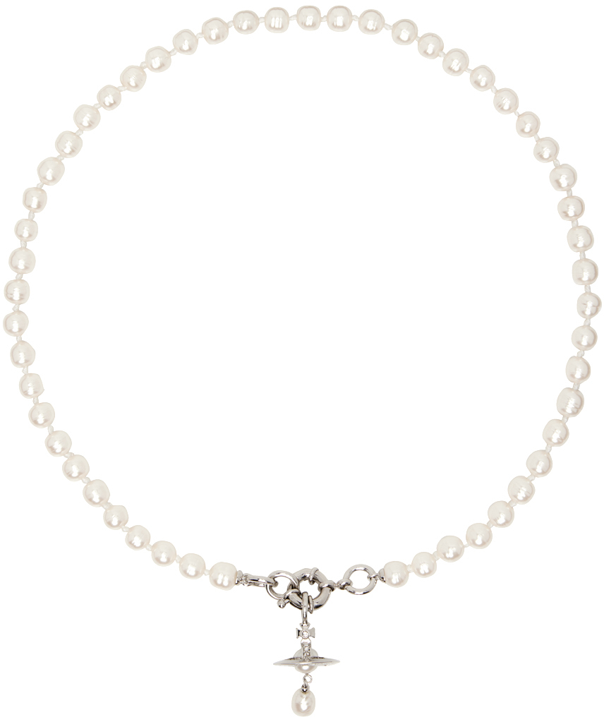 Vivienne Westwood Imogene crystal-orb Pearl Necklace - Farfetch