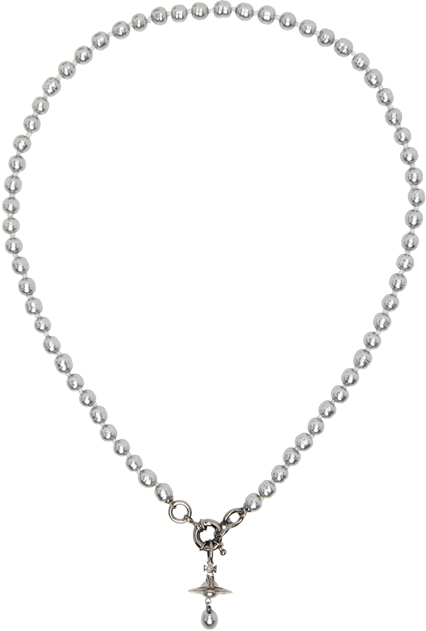 Gray Pearl Aleksa Necklace