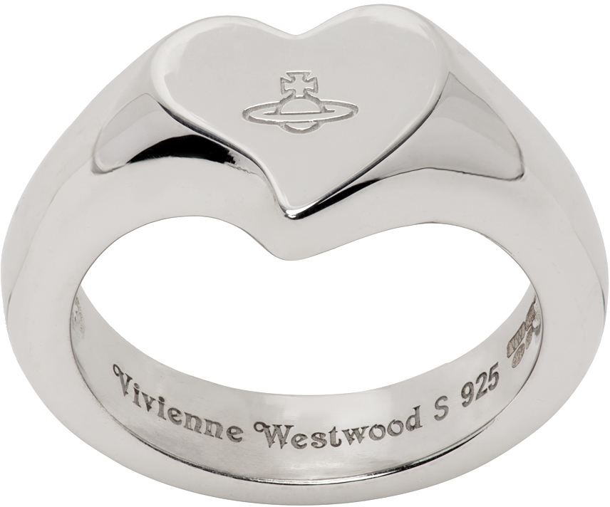 Vivienne Westwood Silver Marybelle Ring In P102 Rhodium