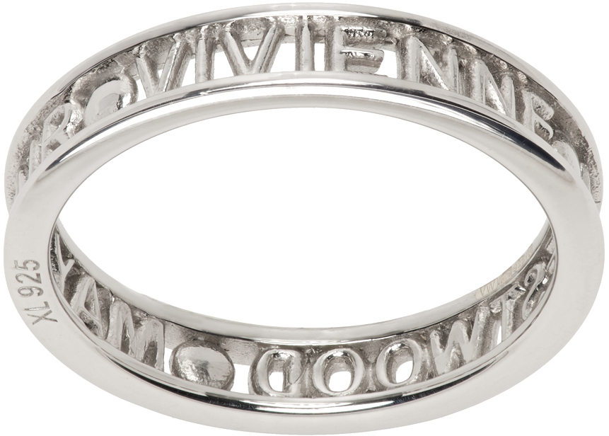 Vivienne Westwood Silver Westminster Ring In Silver-tone | ModeSens