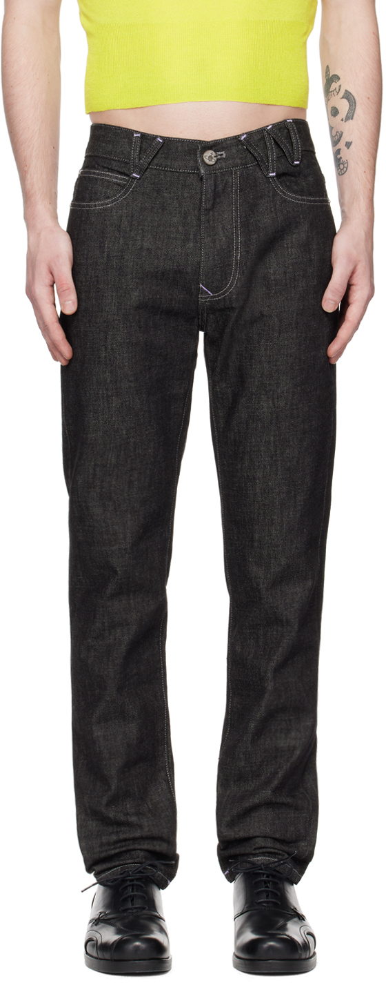 Vivienne Westwood Classic Tapered Jeans In Black
