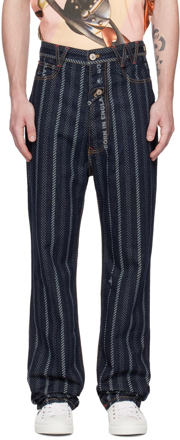 Vivienne Westwood Jeans  Herren Farbe Denim In Born In England Stripe