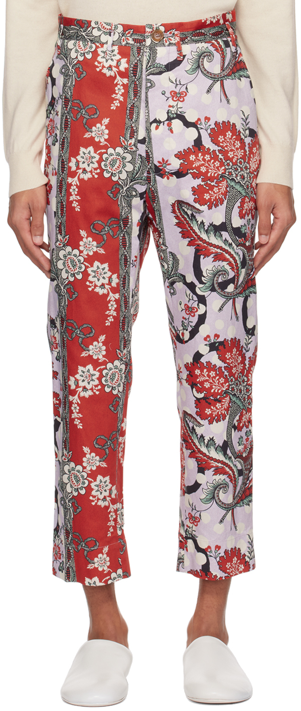Vivienne Westwood Cropped Cruise Trousers In Cornucopia Flower