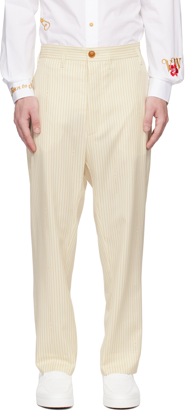 Vivienne Westwood Off-white Cruise Trousers In A201 Off-white