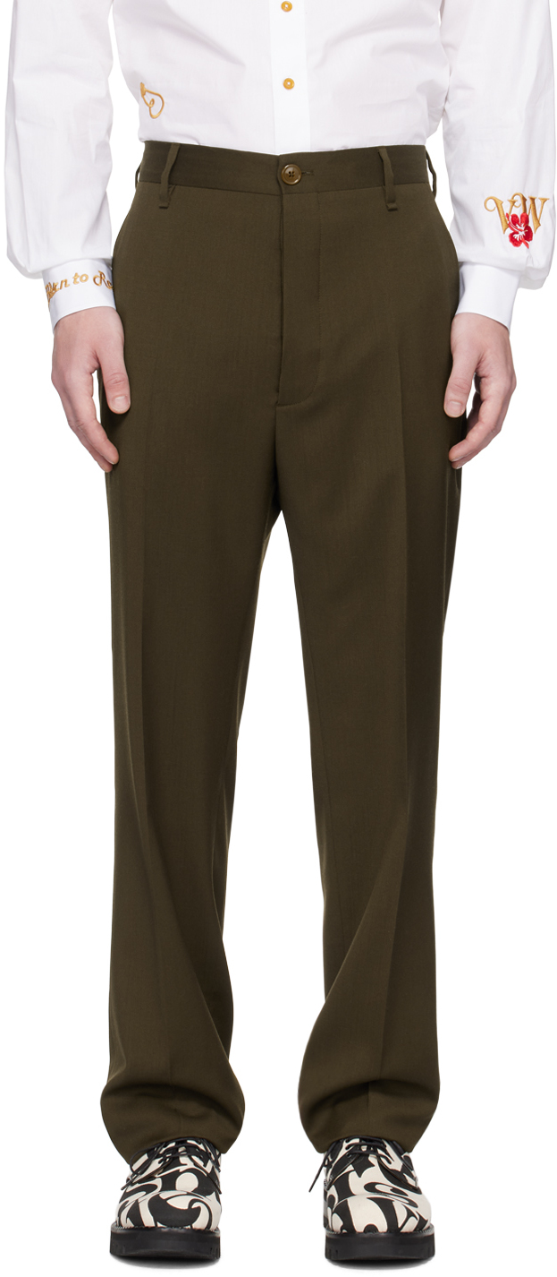 Vivienne Westwood Cruise Trousers In Military Green